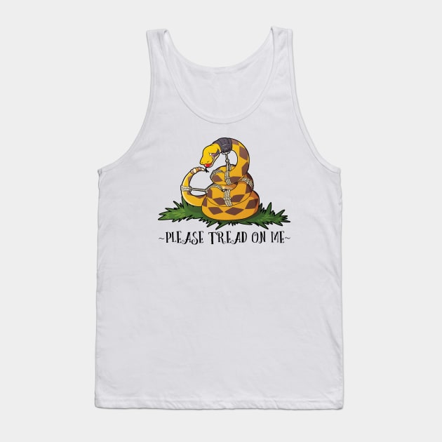 Please Tread On Me Tank Top by HeckHound